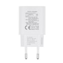 Forcell Ładowarka sieciowa FORCELL F-ENERGY Typ C + USB A PD QC4.0 3A 30W Biała