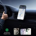 Joyroom Joyroom uchwyt samochodowy do telefonu z ładowarką indukcyjną (kompatybilną z MagSafe) z wentylatorem na kratkę nawiewu - Czarny