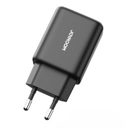 Joyroom Ładowarka Joyroom Sieciowa USB-C 25W SFC / PPS / PD - Czarna + Kabel USB-C / USB-C 1m
