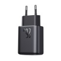 Joyroom Ładowarka Joyroom Sieciowa USB-C 25W SFC / PPS / PD - Czarna + Kabel USB-C / USB-C 1m