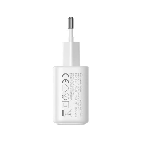 Joyroom Ładowarka Joyroom Sieciowa USB-C PD 20W - Biała + Kabel USB-C / Lightning 1m Joyroom Ładowarka Joyroom Sieciowa USB-C PD 20W - Biała + Kabel USB-C / Lightning 1m