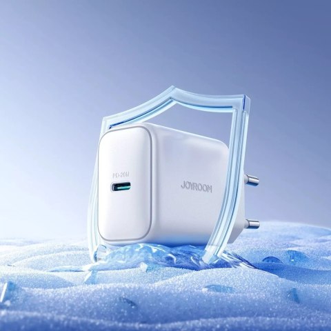 Joyroom Ładowarka Joyroom Sieciowa USB-C PD 20W - Biała + kabel USB-C / USB-C 1m Joyroom Ładowarka Joyroom Sieciowa USB-C PD 20W - Biała + kabel USB-C / USB-C 1m