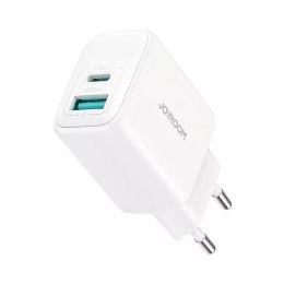 Joyroom Ładowarka Joyroom Sieciowa USB-C / USB-A 20W PD / QC 3.0 - Biała