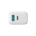 Joyroom Ładowarka Joyroom Sieciowa USB-C / USB-A 20W PD / QC 3.0 - Biała