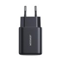 Joyroom Ładowarka Joyroom Sieciowa USB-C / USB-A 25W SFC / PPS / PD - Czarna