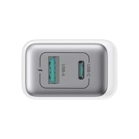 Joyroom Ładowarka Joyroom Sieciowa USB-C / USB-A 30W - Biała Joyroom Ładowarka Joyroom Sieciowa USB-C / USB-A 30W - Biała