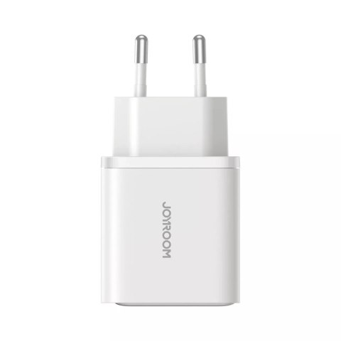 Joyroom Ładowarka Joyroom Sieciowa USB-C / USB-A 30W - Biała Joyroom Ładowarka Joyroom Sieciowa USB-C / USB-A 30W - Biała