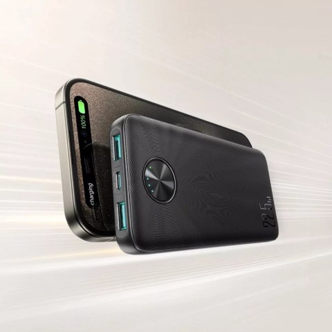 Joyroom Powerbank Joyroom 10000mAh USB-C USB-A 22.5W - Czarny Joyroom Powerbank Joyroom 10000mAh USB-C USB-A 22.5W - Czarny