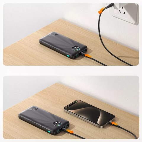 Joyroom Powerbank Joyroom 10000mAh USB-C USB-A 22.5W - Czarny Joyroom Powerbank Joyroom 10000mAh USB-C USB-A 22.5W - Czarny