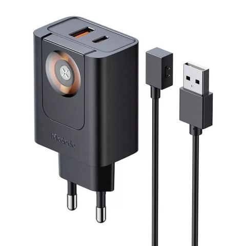 Mcdodo Ładowarka McDodo 2w1 USB-C + USB-A 30W Czarna Mcdodo Ładowarka McDodo 2w1 USB-C + USB-A 30W Czarna