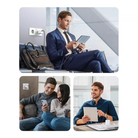 UGreen Ładowarka Ugreen Nexode mini sieciowa GaN 20W USB-C PD 3.0 / QC 4.0 - Biała UGreen Ładowarka Ugreen Nexode mini sieciowa GaN 20W USB-C PD 3.0 / QC 4.0 - Biała