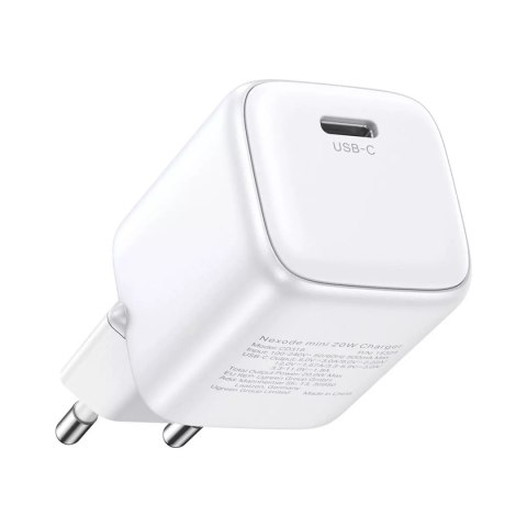 UGreen Ładowarka Ugreen Nexode mini sieciowa GaN 20W USB-C PD 3.0 / QC 4.0 - Biała UGreen Ładowarka Ugreen Nexode mini sieciowa GaN 20W USB-C PD 3.0 / QC 4.0 - Biała
