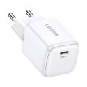 UGreen Ładowarka Ugreen Nexode mini sieciowa GaN 20W USB-C PD 3.0 / QC 4.0 - Biała