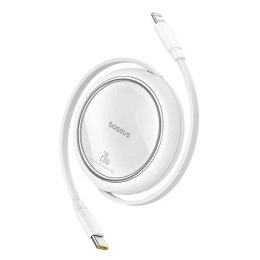 Baseus Kabel USB Baseus Free2Pull USB-C do iP 20W 1m (biały)