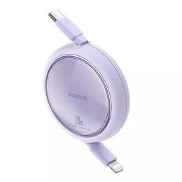 Baseus Kabel USB Baseus Free2Pull USB-C do iP 20W 1m (fioletowy)