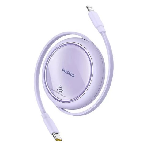 Baseus Kabel USB Baseus Free2Pull USB-C do iP 20W 1m (fioletowy) Baseus Kabel USB Baseus Free2Pull USB-C do iP 20W 1m (fioletowy)