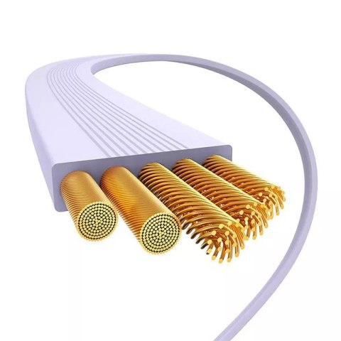 Baseus Kabel USB Baseus Free2Pull USB-C do iP 20W 1m (fioletowy) Baseus Kabel USB Baseus Free2Pull USB-C do iP 20W 1m (fioletowy)