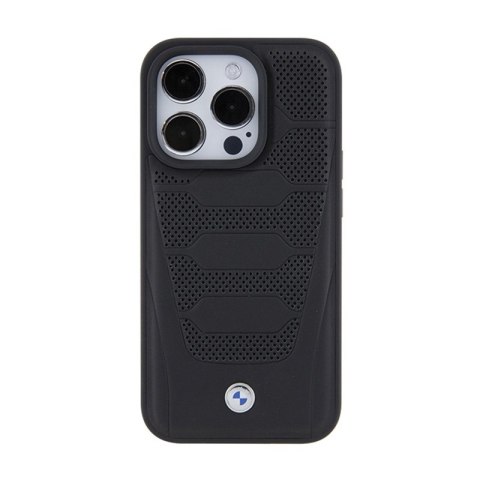 BMW Leather Seats Pattern - Etui iPhone 15 Pro (czarny) BMW Leather Seats Pattern - Etui iPhone 15 Pro (czarny)