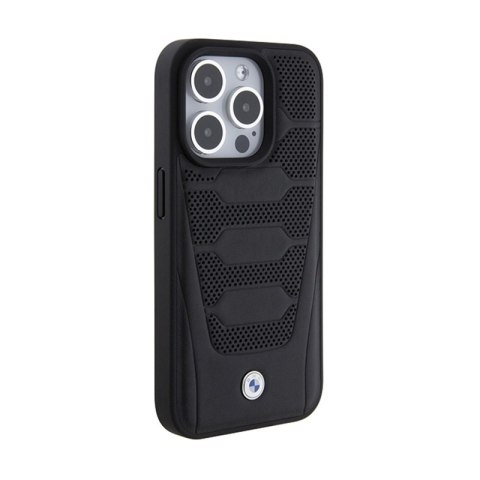 BMW Leather Seats Pattern - Etui iPhone 15 Pro (czarny) BMW Leather Seats Pattern - Etui iPhone 15 Pro (czarny)