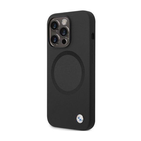BMW Signature Liquid Silicone MagSafe - Etui iPhone 14 Pro (czarny) BMW Signature Liquid Silicone MagSafe - Etui iPhone 14 Pro (czarny)