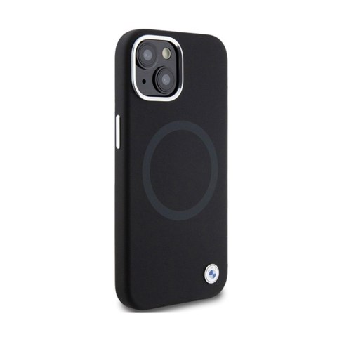 BMW Signature Liquid Silicone MagSafe - Etui iPhone 15 Plus (czarny) BMW Signature Liquid Silicone MagSafe - Etui iPhone 15 Plus (czarny)