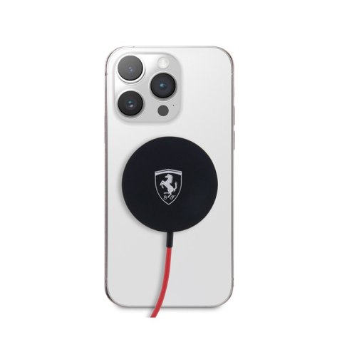 Ferrari MagSafe Shield Logo - Ładowarka indukcyjna MagSafe 15W (czarny) Ferrari MagSafe Shield Logo - Ładowarka indukcyjna MagSafe 15W (czarny)