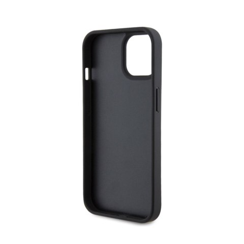 Ferrari Quilted Metal Logo - Etui iPhone 15 (czarny) Ferrari Quilted Metal Logo - Etui iPhone 15 (czarny)