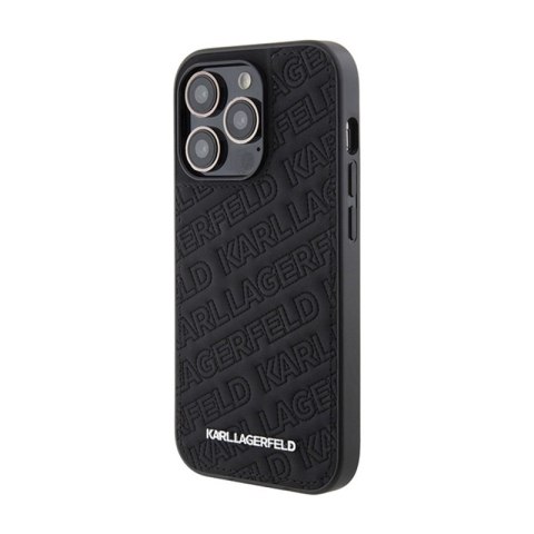 Karl Lagerfeld Quilted K Pattern - Etui iPhone 15 Pro Max (czarny) Karl Lagerfeld Quilted K Pattern - Etui iPhone 15 Pro Max (czarny)