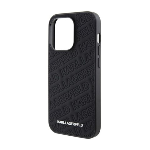 Karl Lagerfeld Quilted K Pattern - Etui iPhone 15 Pro Max (czarny) Karl Lagerfeld Quilted K Pattern - Etui iPhone 15 Pro Max (czarny)