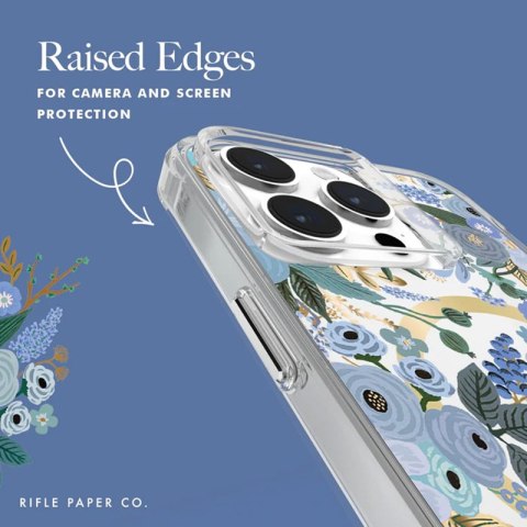 Rifle Paper Clear MagSafe - Etui iPhone 15 Pro Max (Garden Party Blue) Rifle Paper Clear MagSafe - Etui iPhone 15 Pro Max (Garden Party Blue)