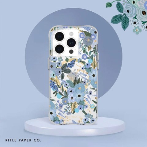 Rifle Paper Clear MagSafe - Etui iPhone 15 Pro Max (Garden Party Blue) Rifle Paper Clear MagSafe - Etui iPhone 15 Pro Max (Garden Party Blue)