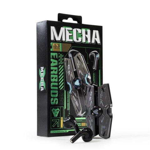 WEKOME VB06 Mecha Series - Bezprzewodowe słuchawki Bluetooth V5.3 TWS z etui ładującym (Tarnish) WEKOME VB06 Mecha Series - Bezprzewodowe słuchawki Bluetooth V5.3 TWS z etui ładującym (Tarnish)