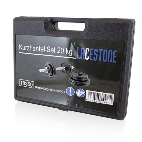 LACESTONE Zestaw hantli ciężarków 4x2,5kg 4x1,25kg z walizką LACESTONE Zestaw hantli ciężarków 4x2,5kg 4x1,25kg z walizką