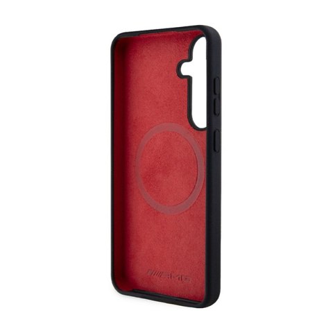 AMG Silicone Carbon Pattern MagSafe - Etui Samsung Galaxy S24+ (czarny) AMG Silicone Carbon Pattern MagSafe - Etui Samsung Galaxy S24+ (czarny)