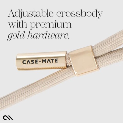 Case-Mate Phone Crossbody Rope - Smycz / pasek na ramię do telefonu (Beige) Case-Mate Phone Crossbody Rope - Smycz / pasek na ramię do telefonu (Beige)
