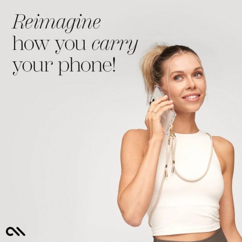 Case-Mate Phone Crossbody Rope - Smycz / pasek na ramię do telefonu (Beige) Case-Mate Phone Crossbody Rope - Smycz / pasek na ramię do telefonu (Beige)