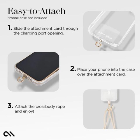Case-Mate Phone Crossbody Rope - Smycz / pasek na ramię do telefonu (Beige) Case-Mate Phone Crossbody Rope - Smycz / pasek na ramię do telefonu (Beige)