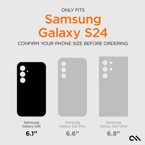 Case-Mate Ultra Tough Clear D3O - Etui Samsung Galaxy S24 (Przezroczysty) Case-Mate Ultra Tough Clear D3O - Etui Samsung Galaxy S24 (Przezroczysty)