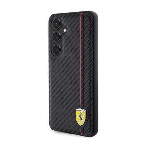 Ferrari Carbon Printed Line - Etui Samsung Galaxy S24 (czarny) Ferrari Carbon Printed Line - Etui Samsung Galaxy S24 (czarny)