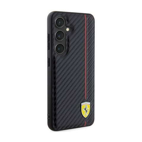 Ferrari Carbon Printed Line - Etui Samsung Galaxy S24 (czarny) Ferrari Carbon Printed Line - Etui Samsung Galaxy S24 (czarny)