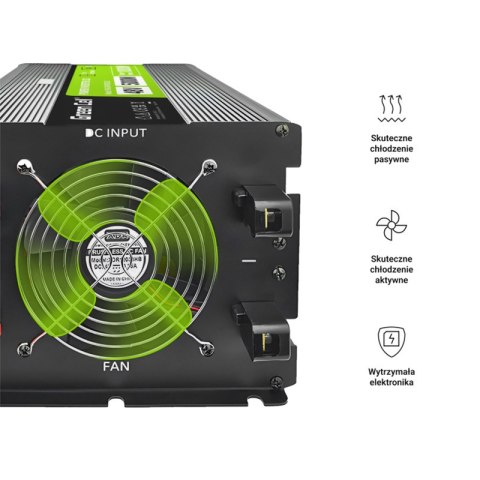 Green Cell - Przetwornica napięcia PowerInverter z wyświetlaczem LCD 48V na 230V 5000W/10000W Czysta sinusoida Green Cell - Przetwornica napięcia PowerInverter z wyświetlaczem LCD 48V na 230V 5000W/10000W Czysta sinusoida