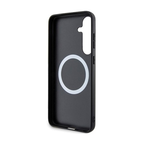 BMW Carbon Tricolor Line MagSafe - Etui Samsung Galaxy S24 (czarny) BMW Carbon Tricolor Line MagSafe - Etui Samsung Galaxy S24 (czarny)