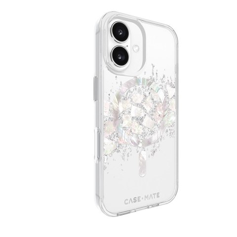 Case-Mate Karat MagSafe - Etui iPhone 16 zdobione masą perłową (A Touch of Pearl) Case-Mate Karat MagSafe - Etui iPhone 16 zdobione masą perłową (A Touch of Pearl)