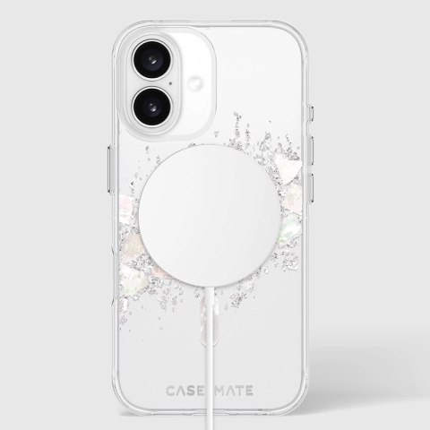 Case-Mate Karat MagSafe - Etui iPhone 16 zdobione masą perłową (A Touch of Pearl) Case-Mate Karat MagSafe - Etui iPhone 16 zdobione masą perłową (A Touch of Pearl)