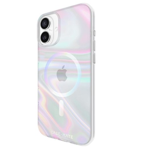 Case-Mate Soap Bubble MagSafe - Etui iPhone 16 Plus (Iridescent) Case-Mate Soap Bubble MagSafe - Etui iPhone 16 Plus (Iridescent)