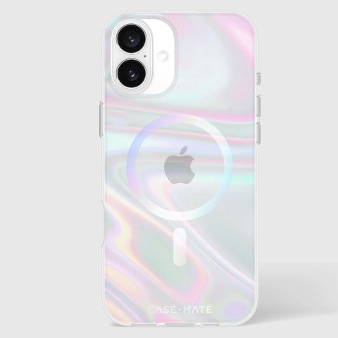 Case-Mate Soap Bubble MagSafe - Etui iPhone 16 Plus (Iridescent) Case-Mate Soap Bubble MagSafe - Etui iPhone 16 Plus (Iridescent)