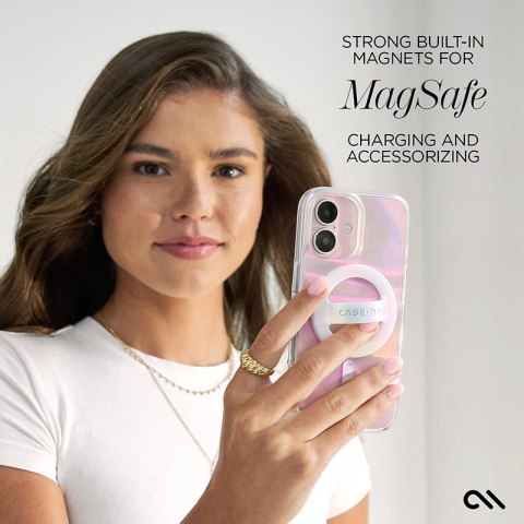 Case-Mate Soap Bubble MagSafe - Etui iPhone 16 Plus (Iridescent) Case-Mate Soap Bubble MagSafe - Etui iPhone 16 Plus (Iridescent)