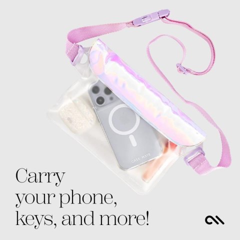Case-Mate Soap Bubble Waterproof Phone Belt Bag - Wodoodporna torebka / saszetka crossbody do smartfonów (Iridescent) Case-Mate Soap Bubble Waterproof Phone Belt Bag - Wodoodporna torebka / saszetka crossbody do smartfonów (Iridescent)