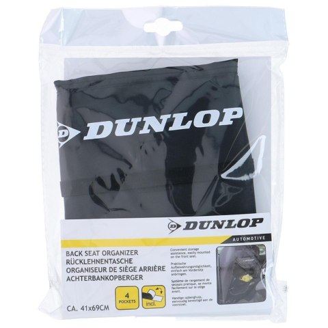 Dunlop - Samochodowy organizer / schowek / ochraniacz na fotele (czarny) Dunlop - Samochodowy organizer / schowek / ochraniacz na fotele (czarny)
