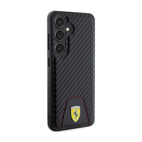 Ferrari Carbon Stitched Bottom - Etui Samsung Galaxy S24 (czarny) Ferrari Carbon Stitched Bottom - Etui Samsung Galaxy S24 (czarny)
